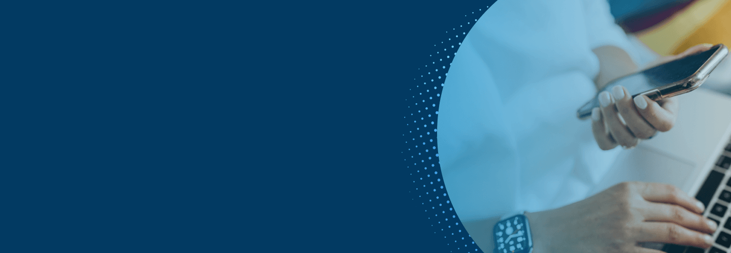 Contact support representative using phone and laptop